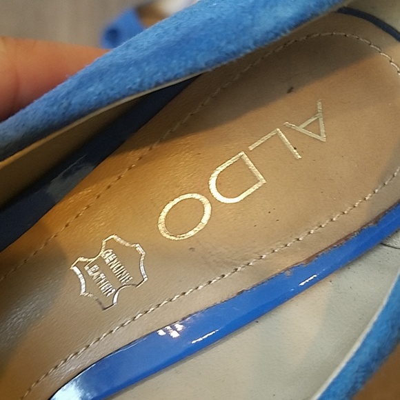 Light blue peep toe heels - Picture 2 of 3